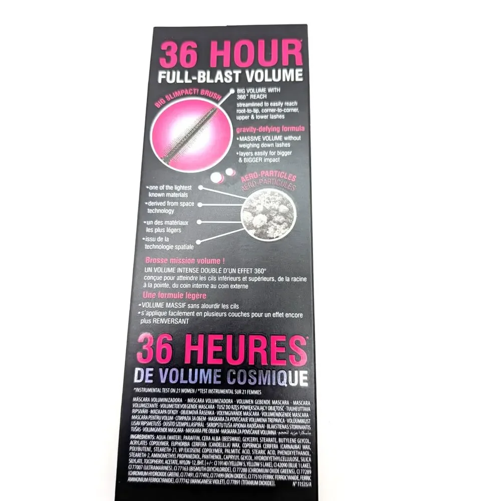 BENEFIT BADgal BANG Mascara Intense Pitch Black 8.5g Full Size NEW